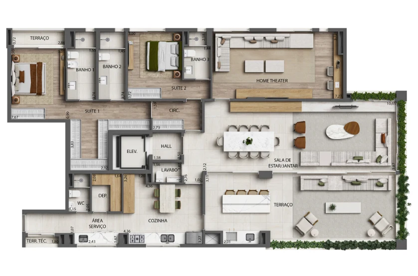 Planta do empreendimento