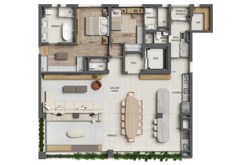 Planta do empreendimento