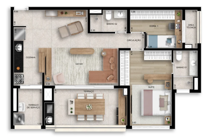 Planta do empreendimento