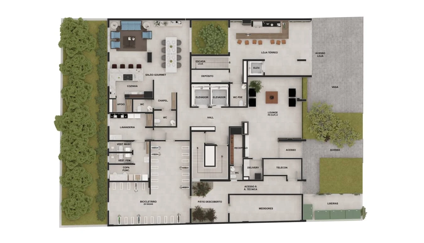 Planta do empreendimento