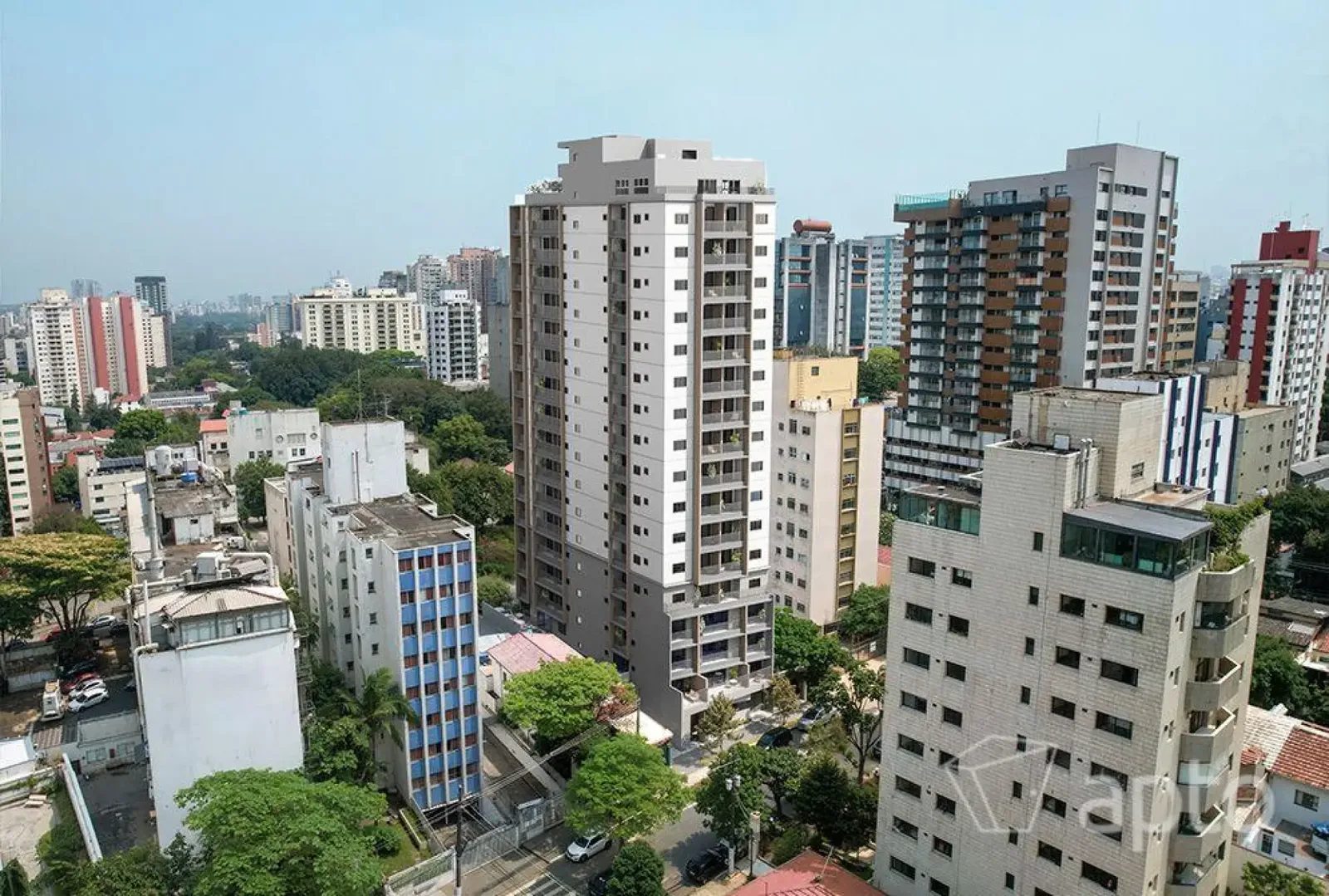 Vista aérea da região do empreendimento