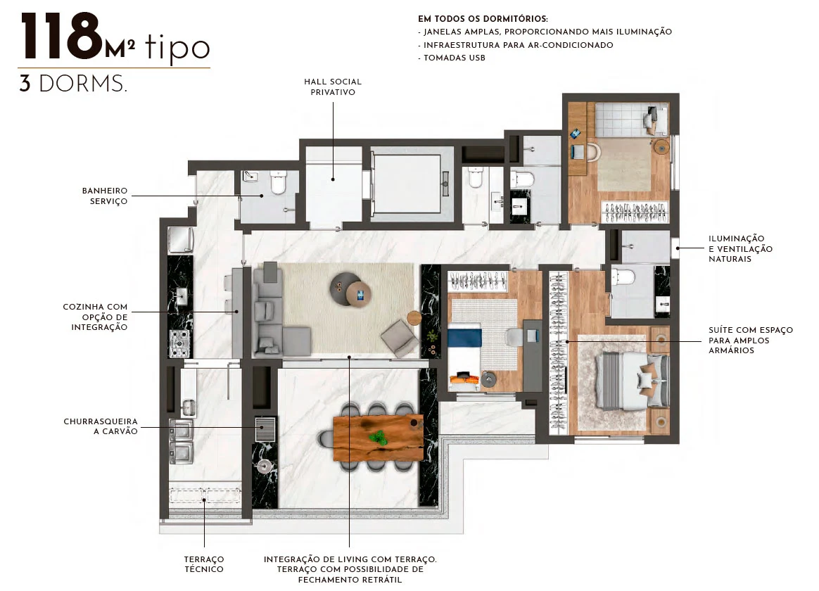 Planta do empreendimento