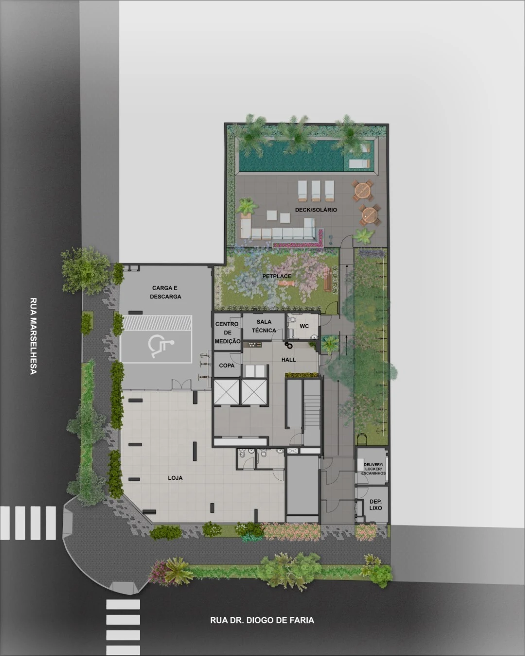Planta do empreendimento