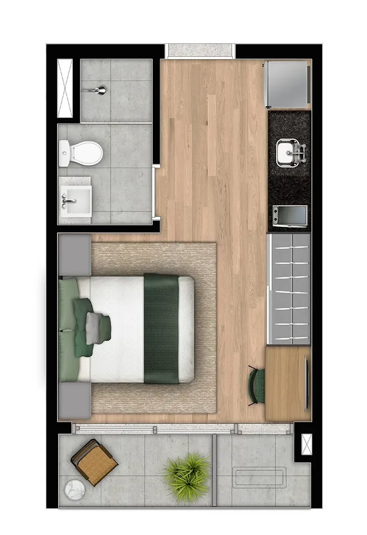 Planta do apartamento — referência 8