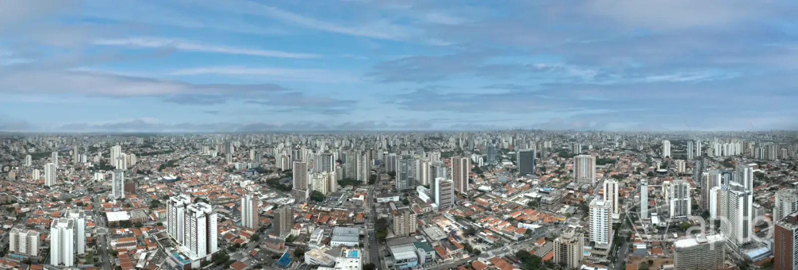 Vista aérea da região do empreendimento