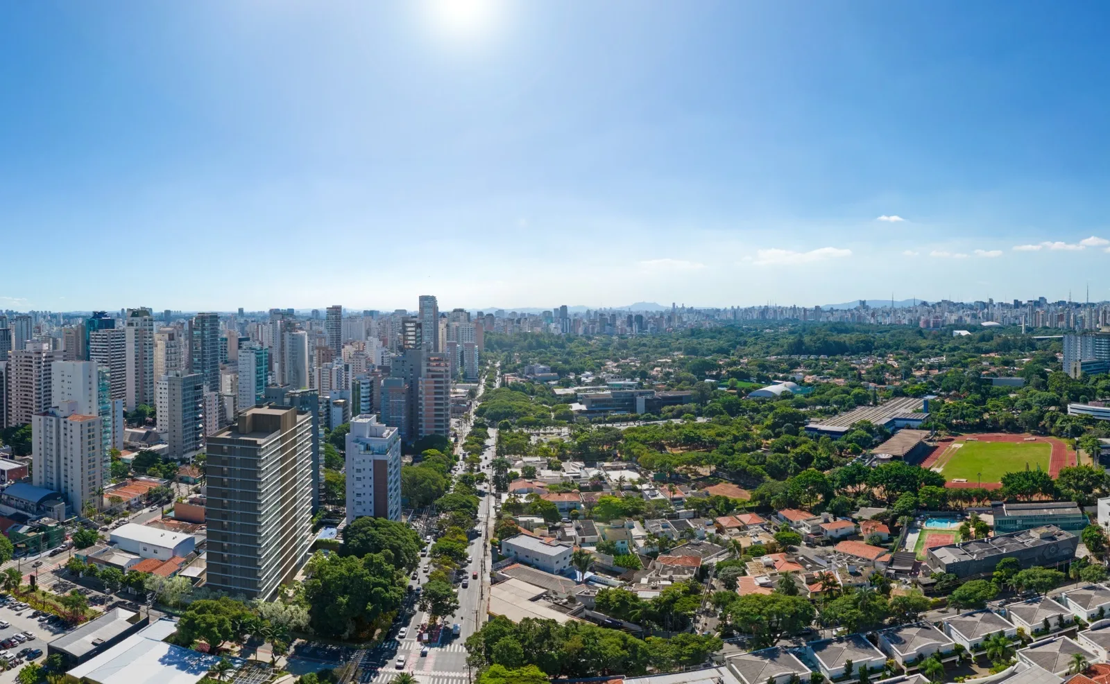 Vista do entorno do empreendimento