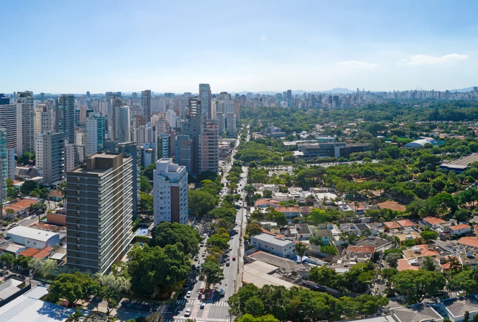 Vista do entorno do empreendimento