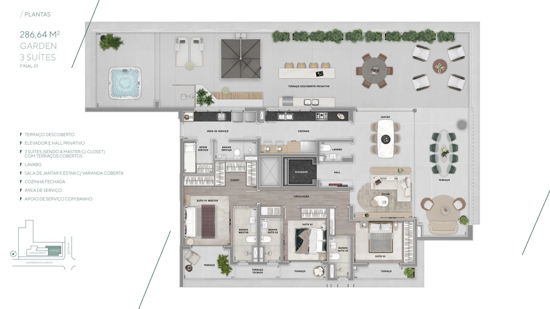 Planta do empreendimento