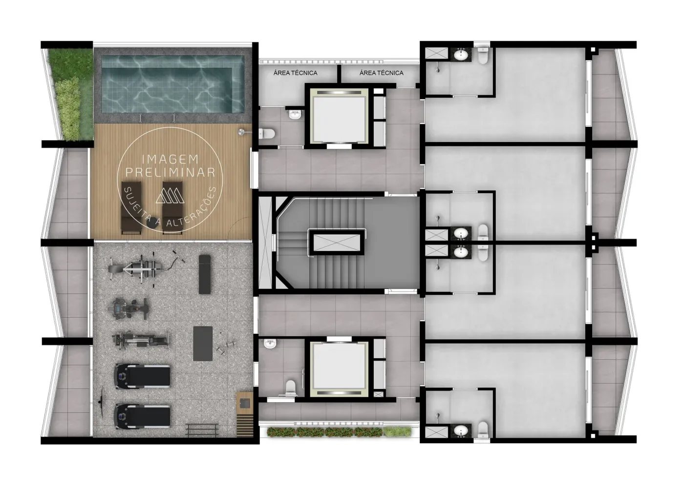 Planta do apartamento — referência 8