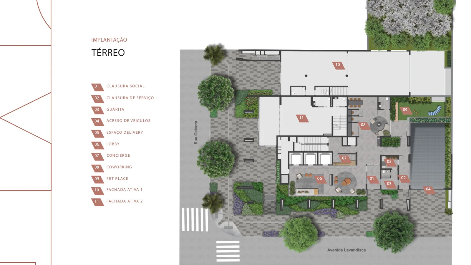 Planta do apartamento — referência terreo