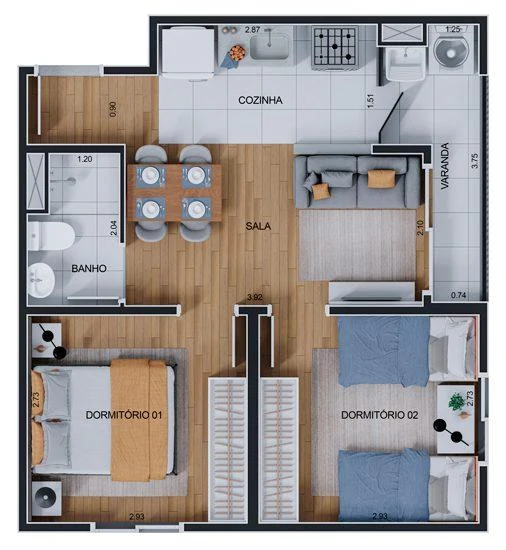 Planta do empreendimento