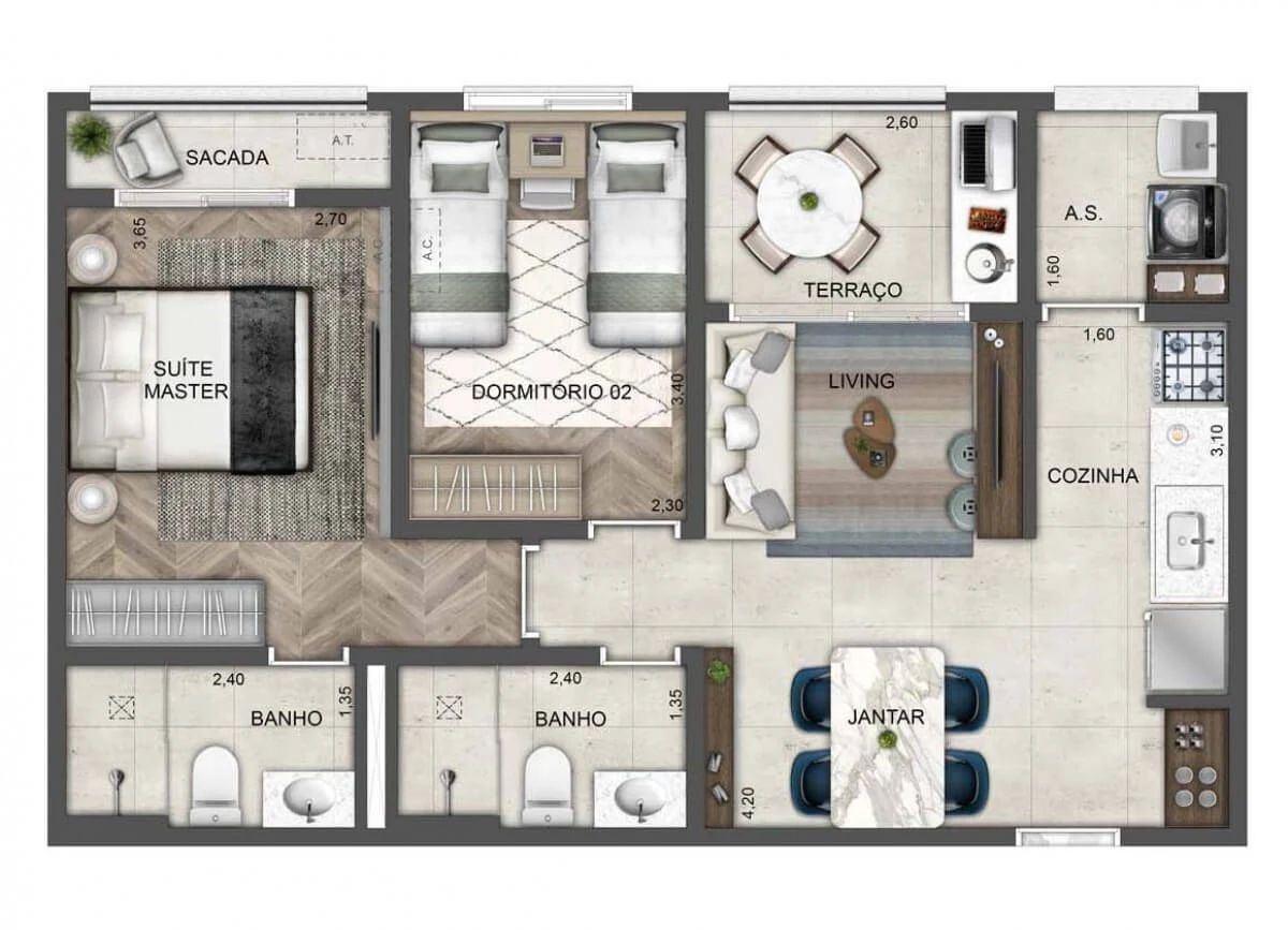 Planta do empreendimento