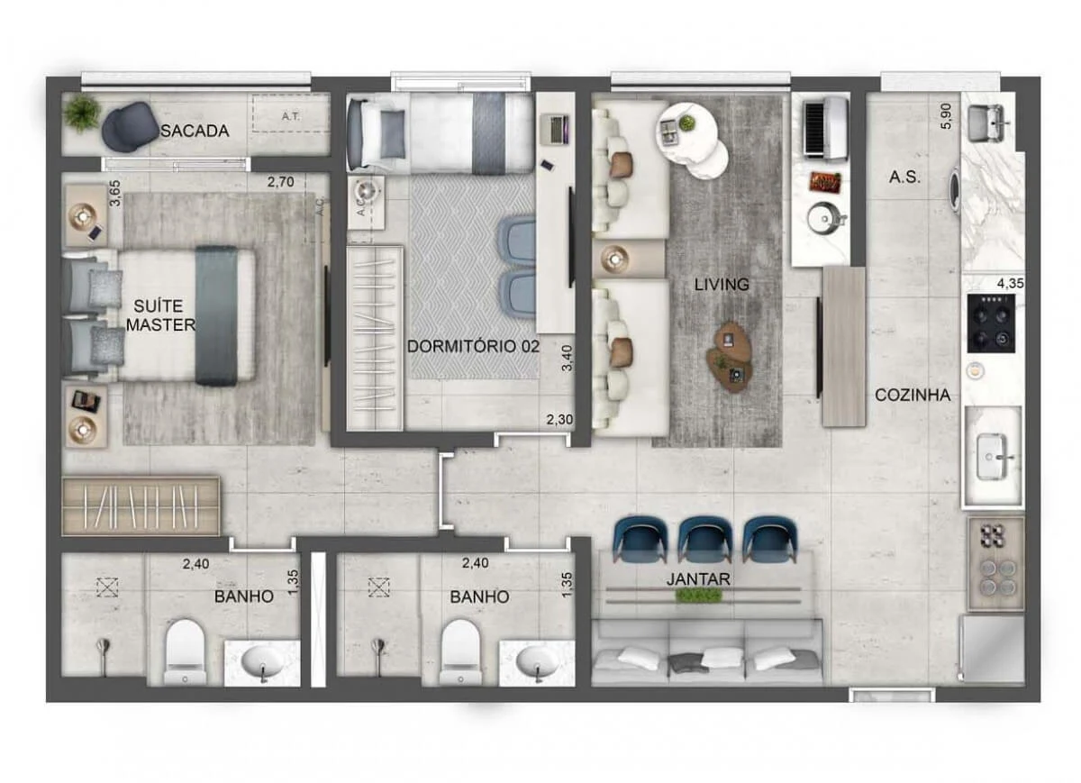Planta do empreendimento