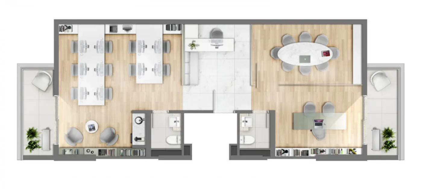 Planta do apartamento — referência 6
