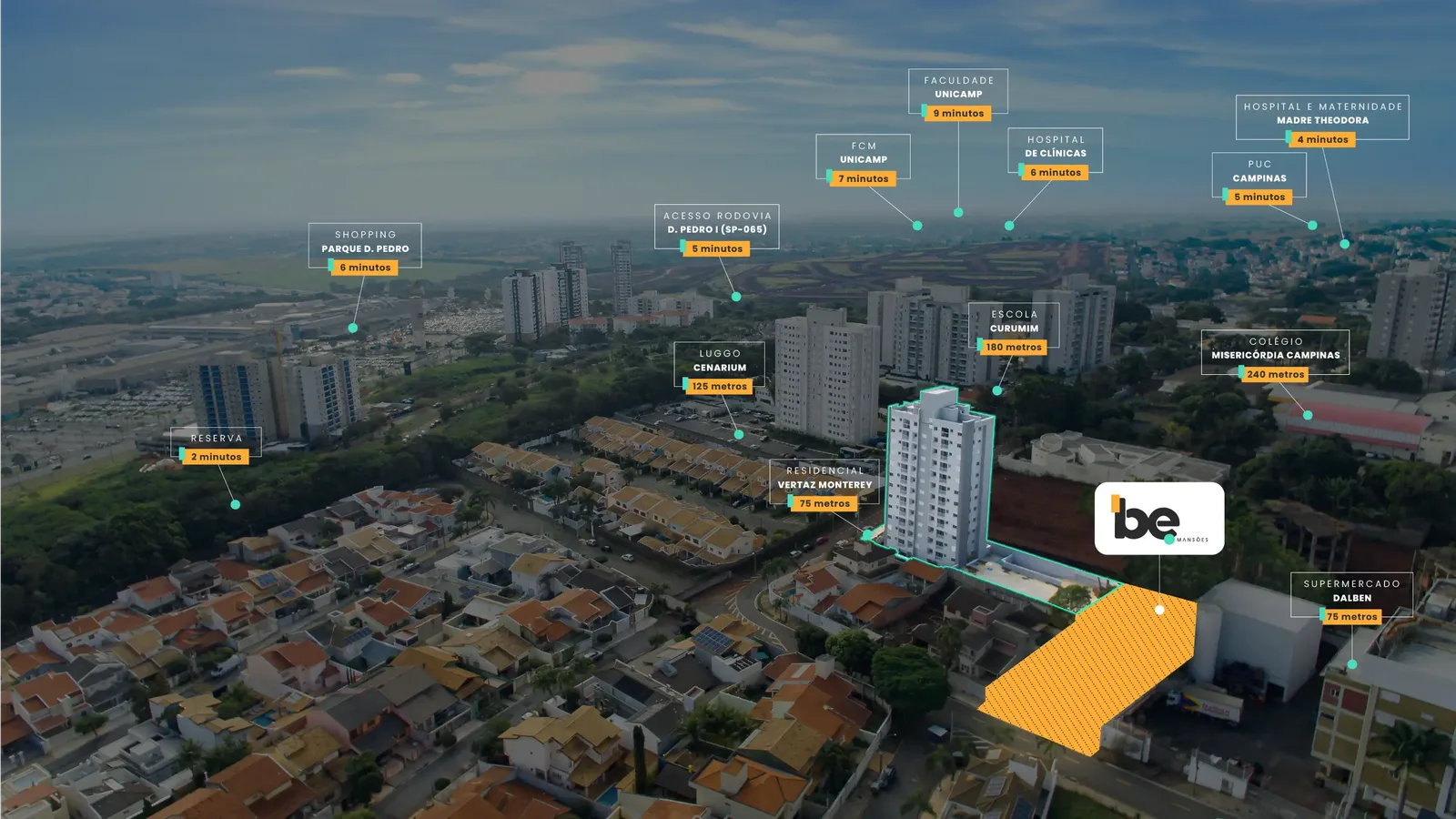 Localização do empreendimento · referências da região