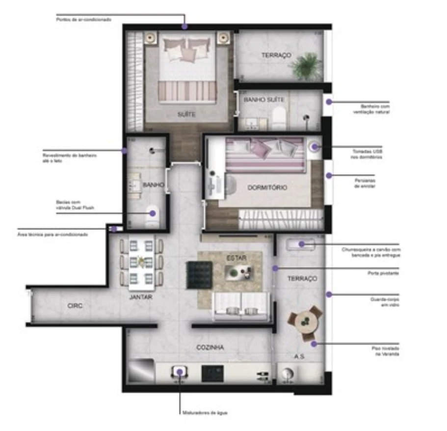 Planta do empreendimento