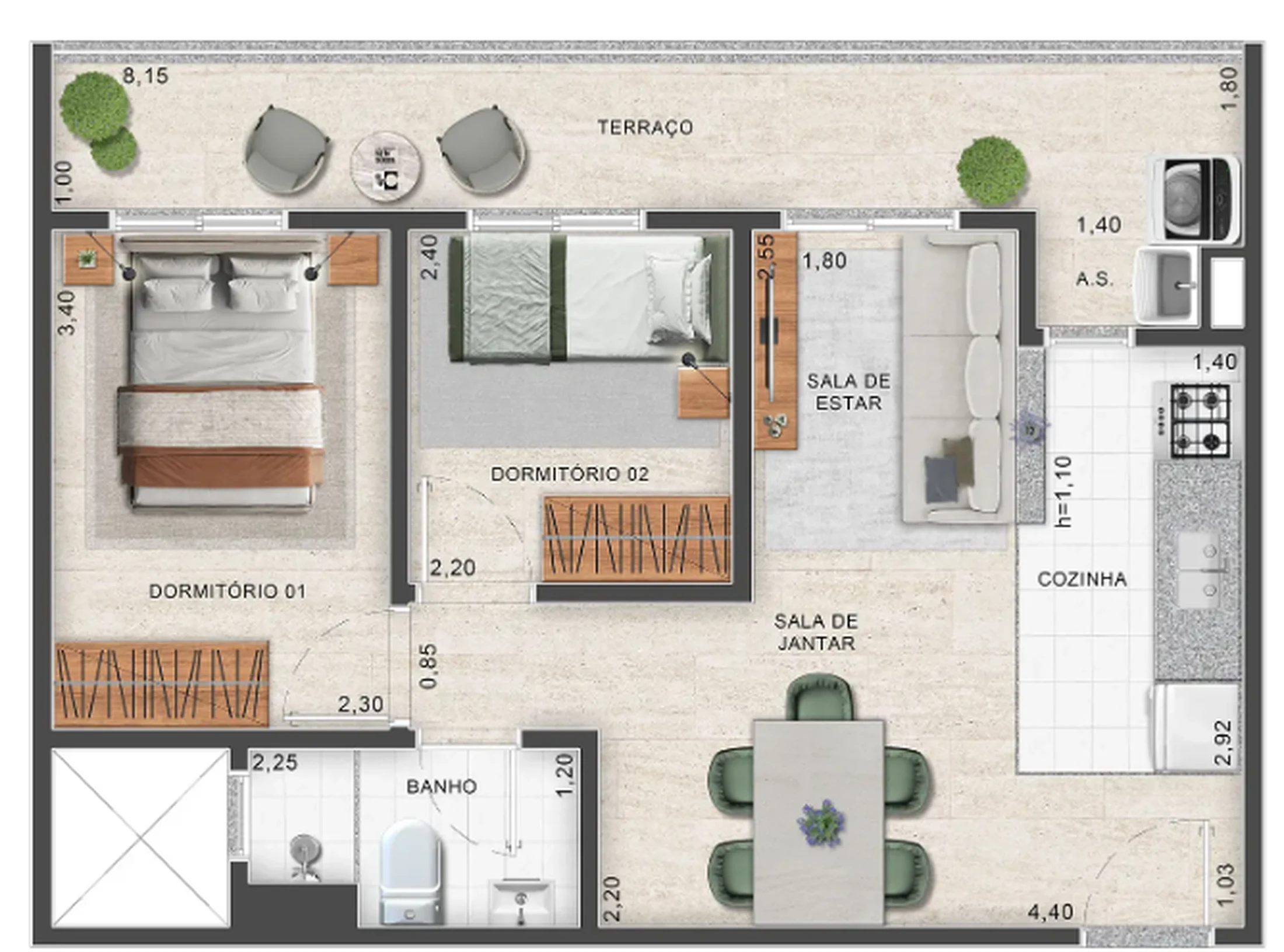 Planta do empreendimento