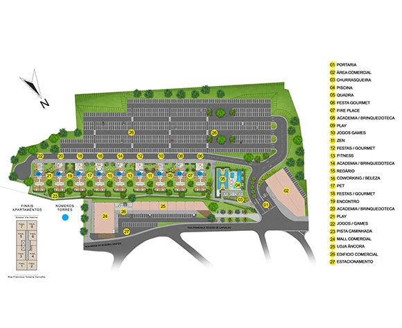 Planta do empreendimento