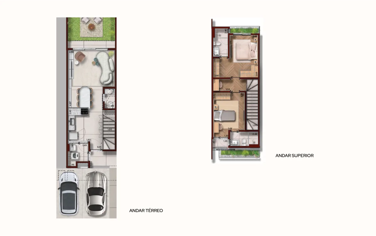 Planta do apartamento — referência CASA BEM ESTAR