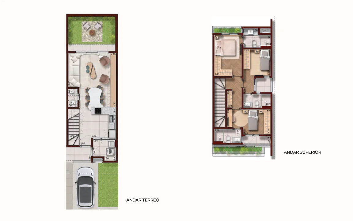 Planta do apartamento — referência CASA ACONCHEGO