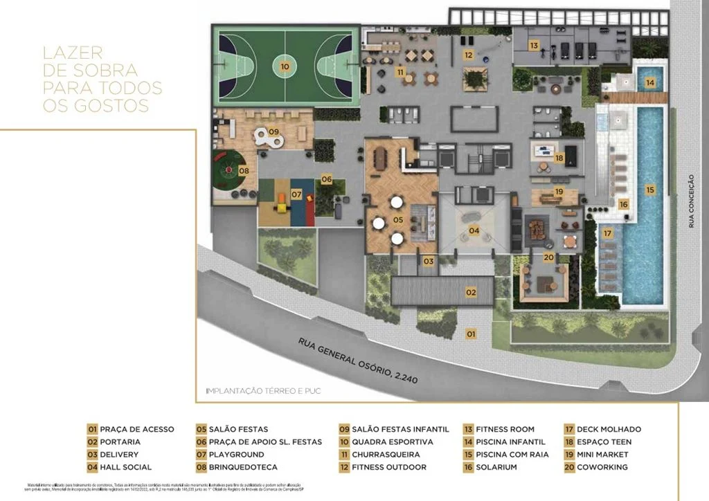 Planta do empreendimento
