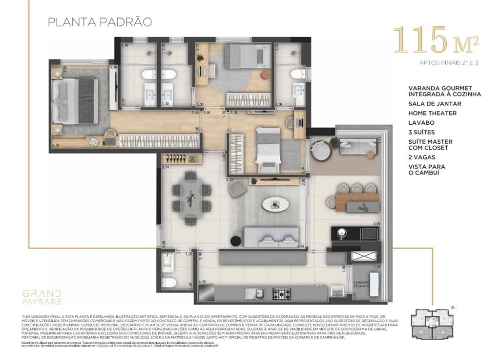 Planta do empreendimento