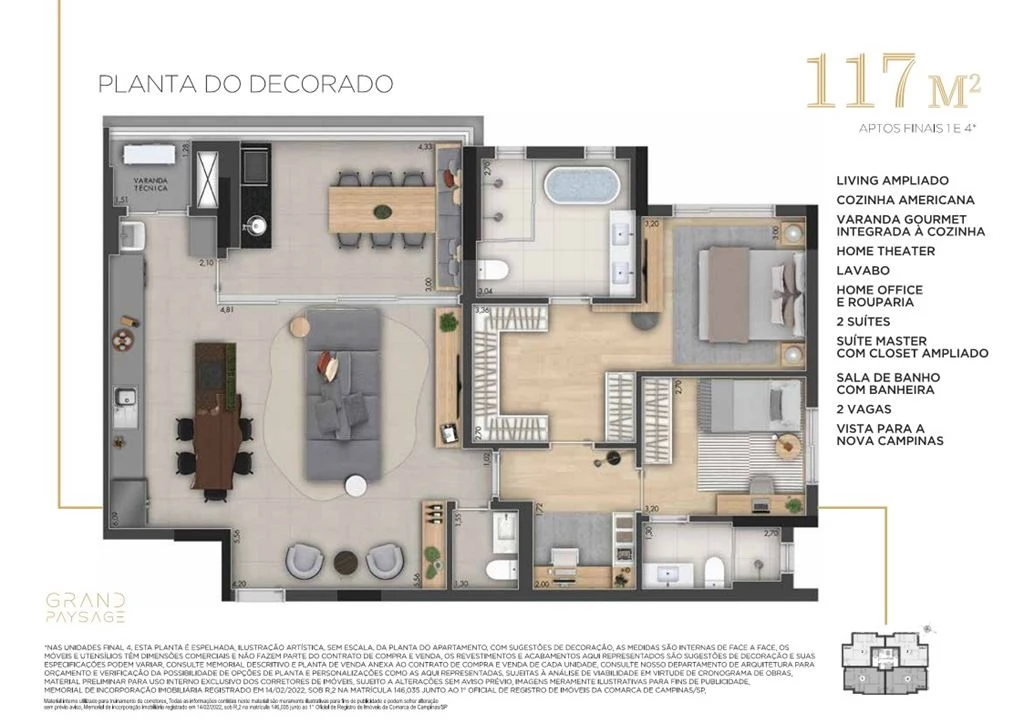Planta do empreendimento