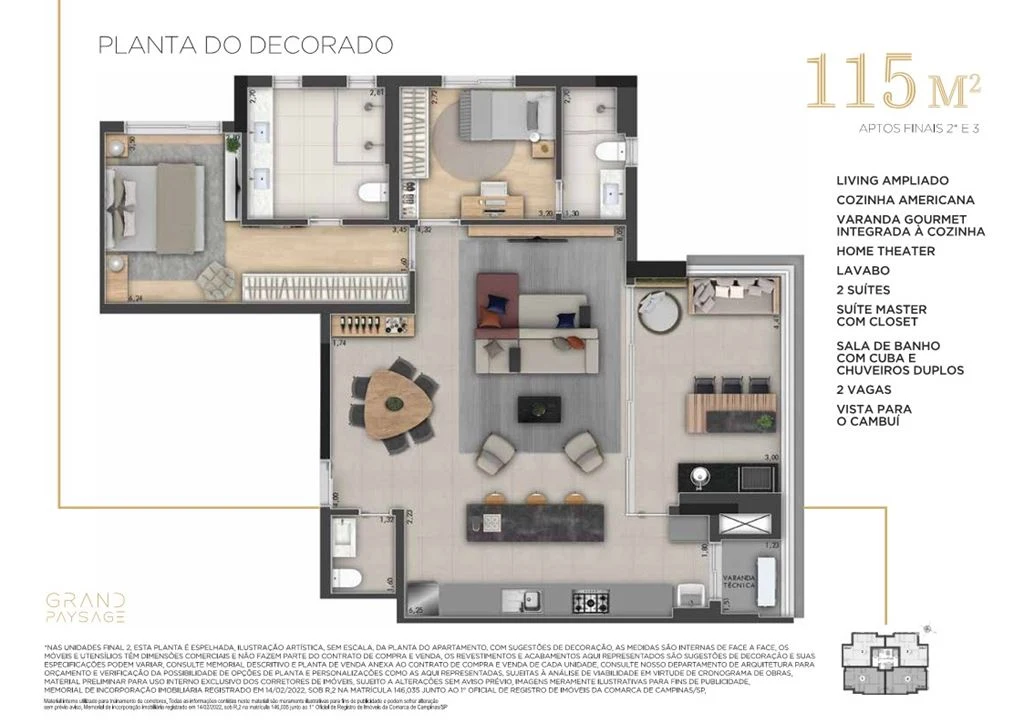 Planta do empreendimento