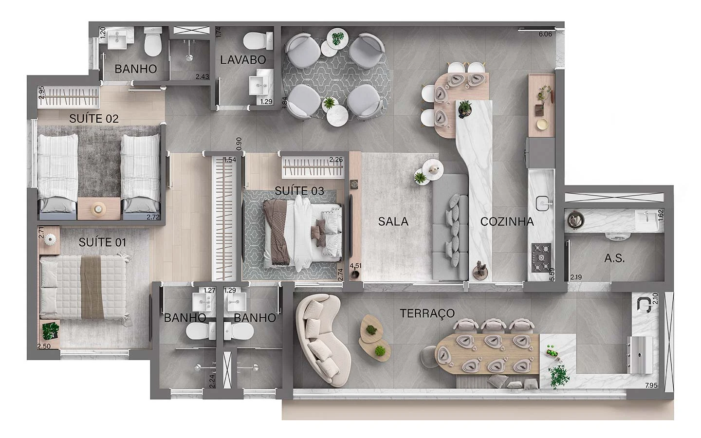 Planta do empreendimento