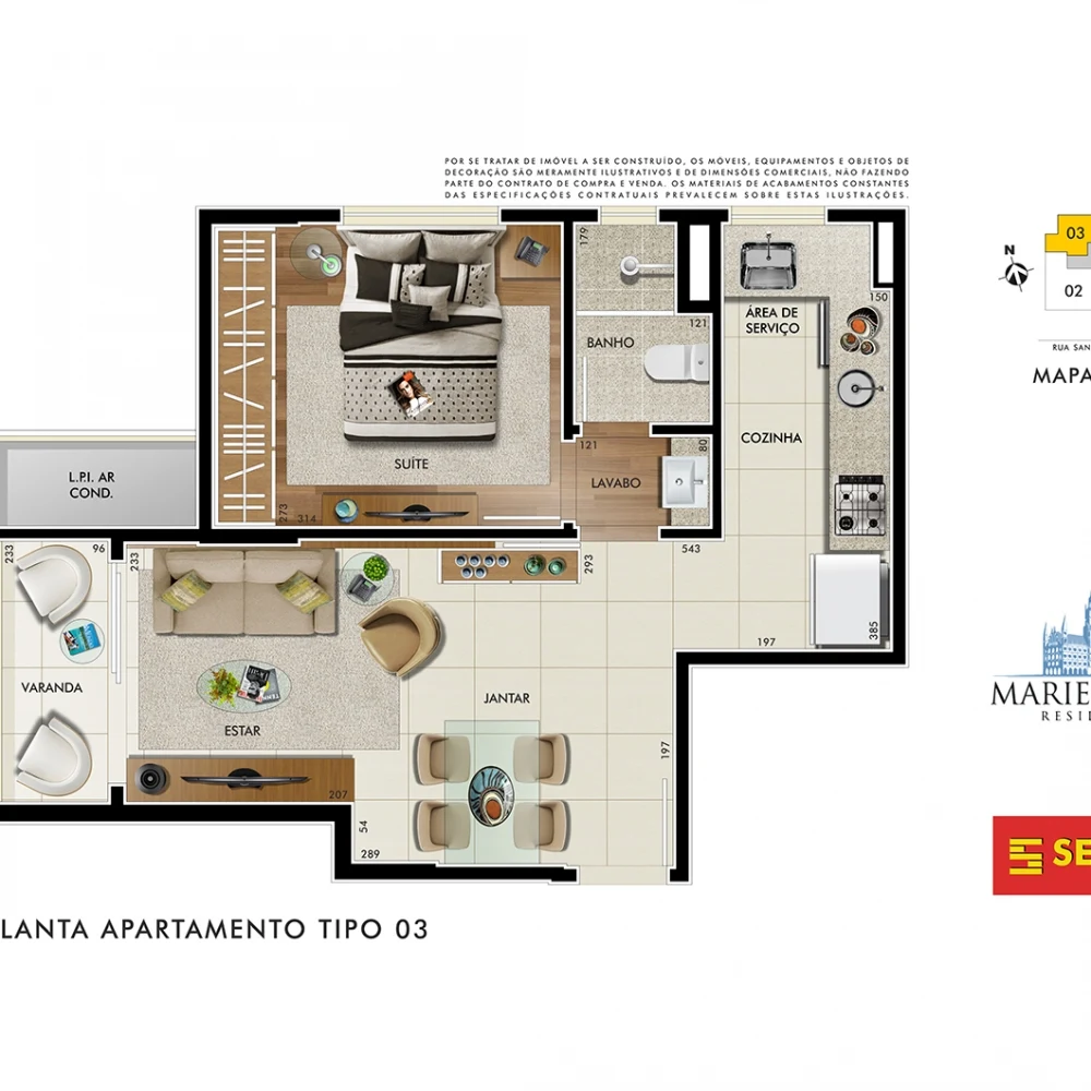 Planta do empreendimento