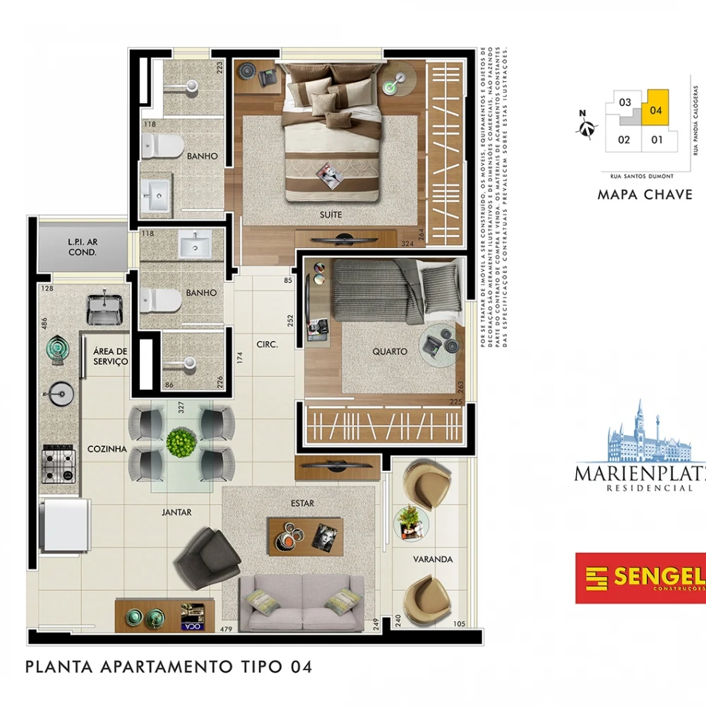 Planta do empreendimento