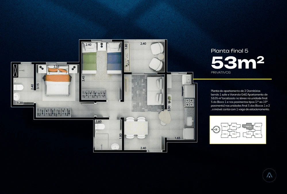 Planta do empreendimento