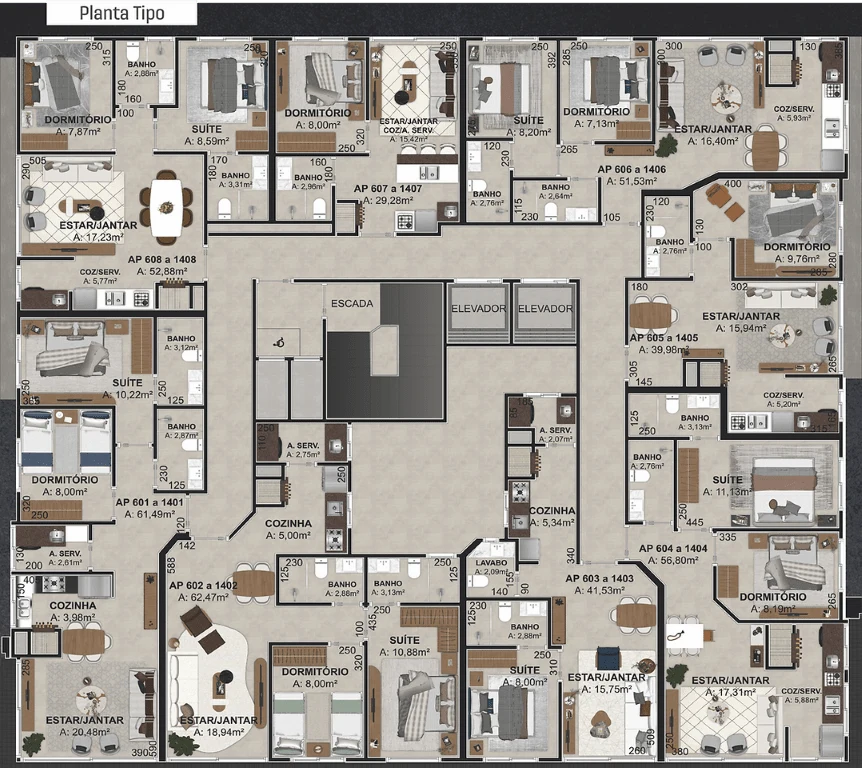 Planta do empreendimento