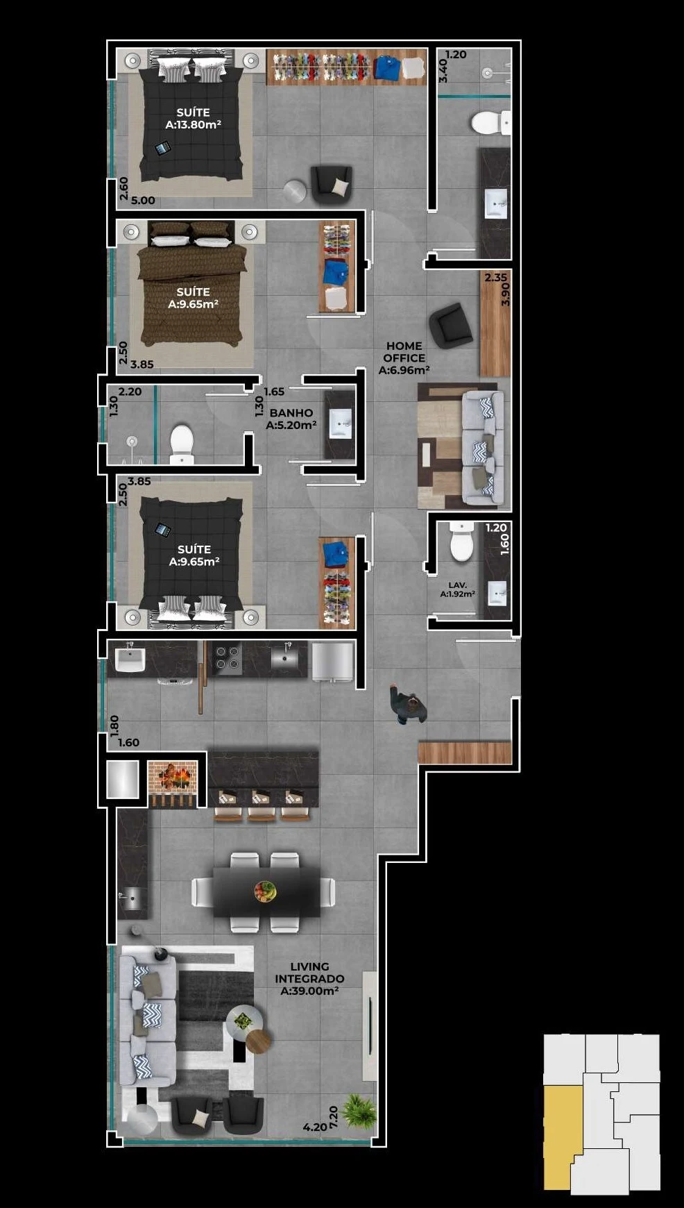 Planta do empreendimento