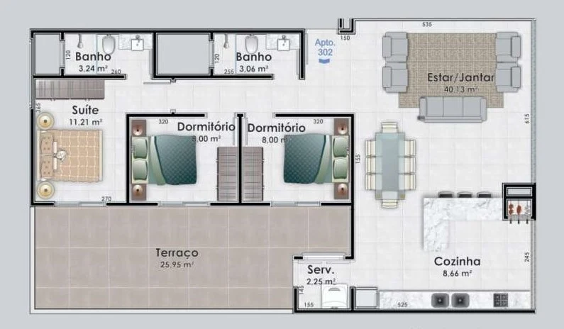 Planta do empreendimento