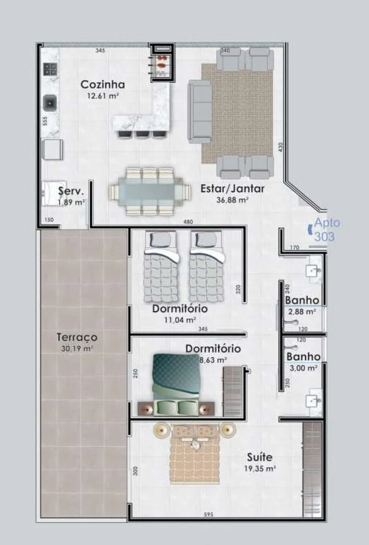 Planta do empreendimento
