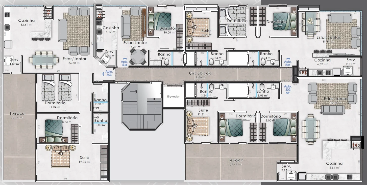 Planta do empreendimento