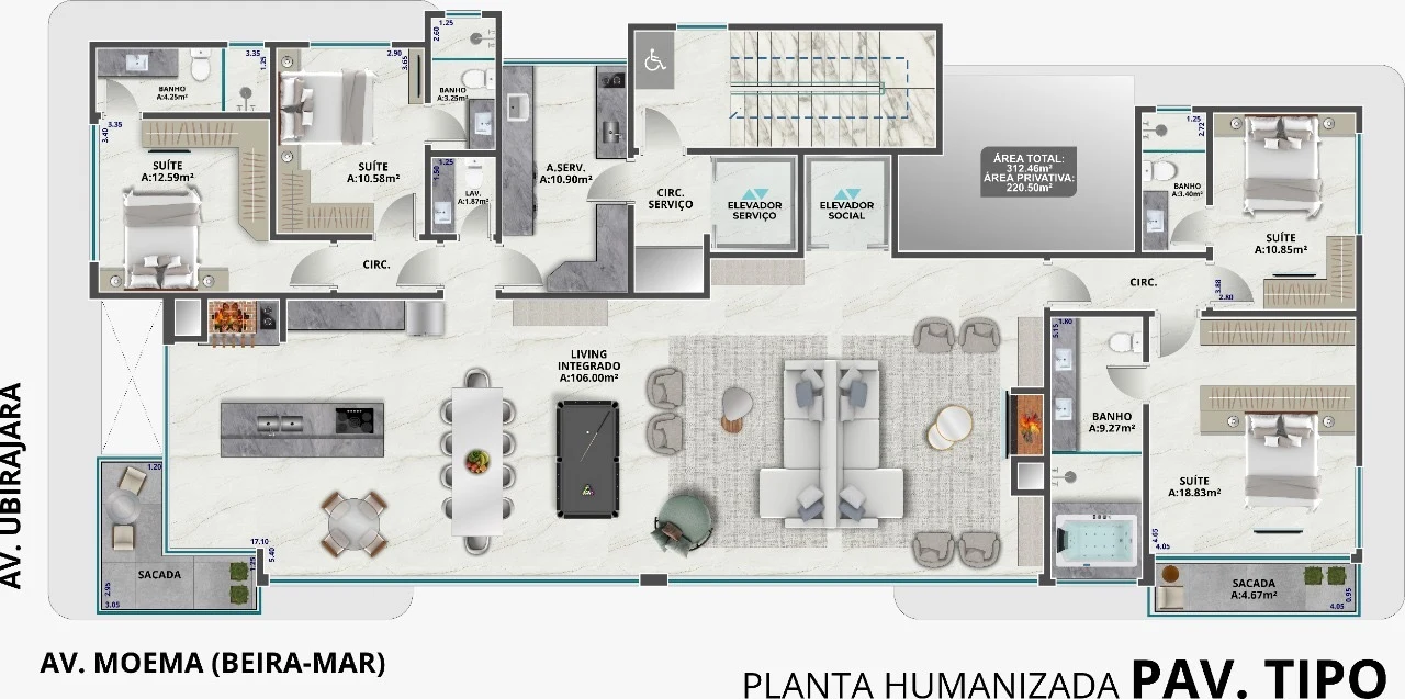 Planta do empreendimento