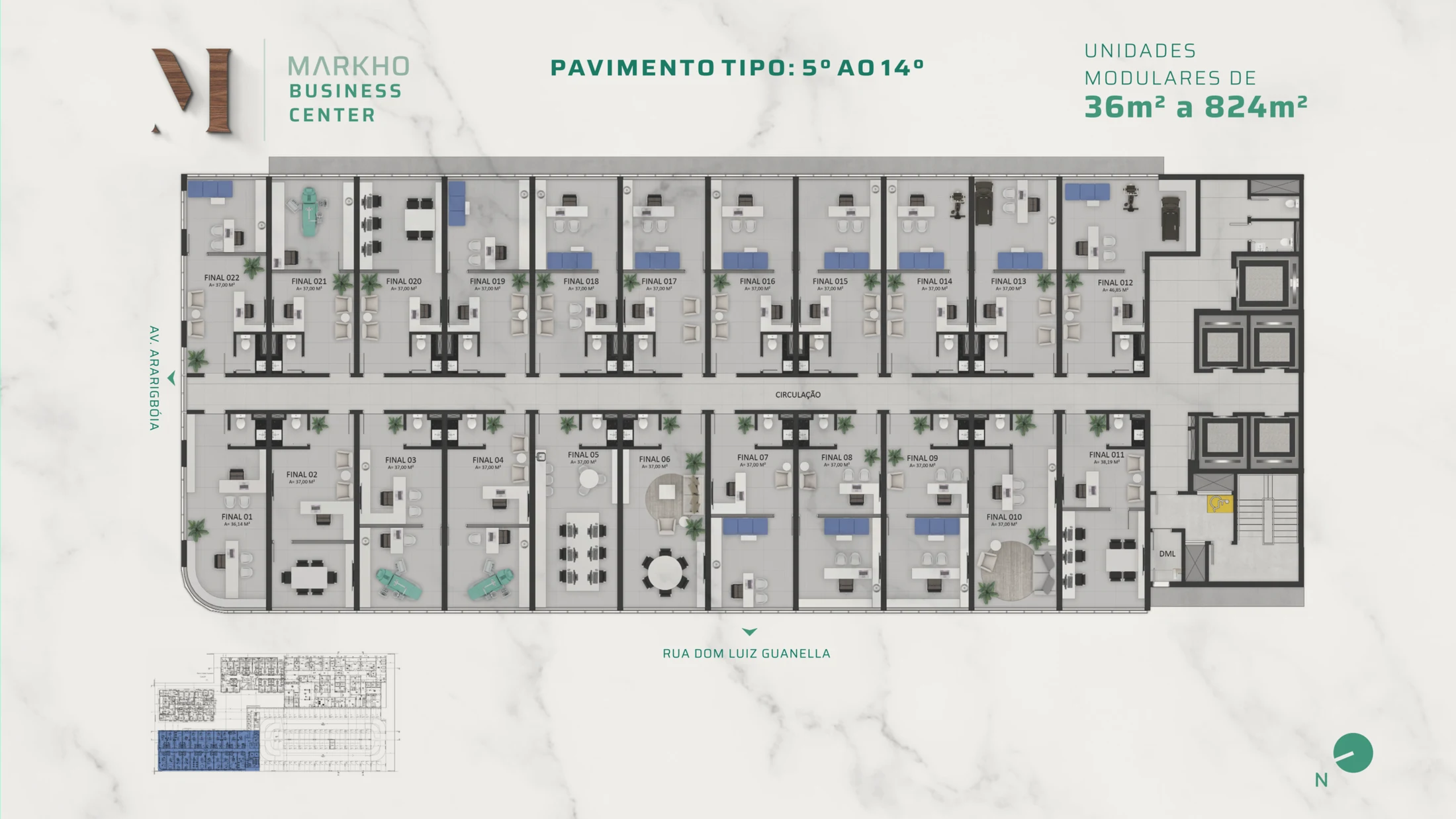 Planta do empreendimento