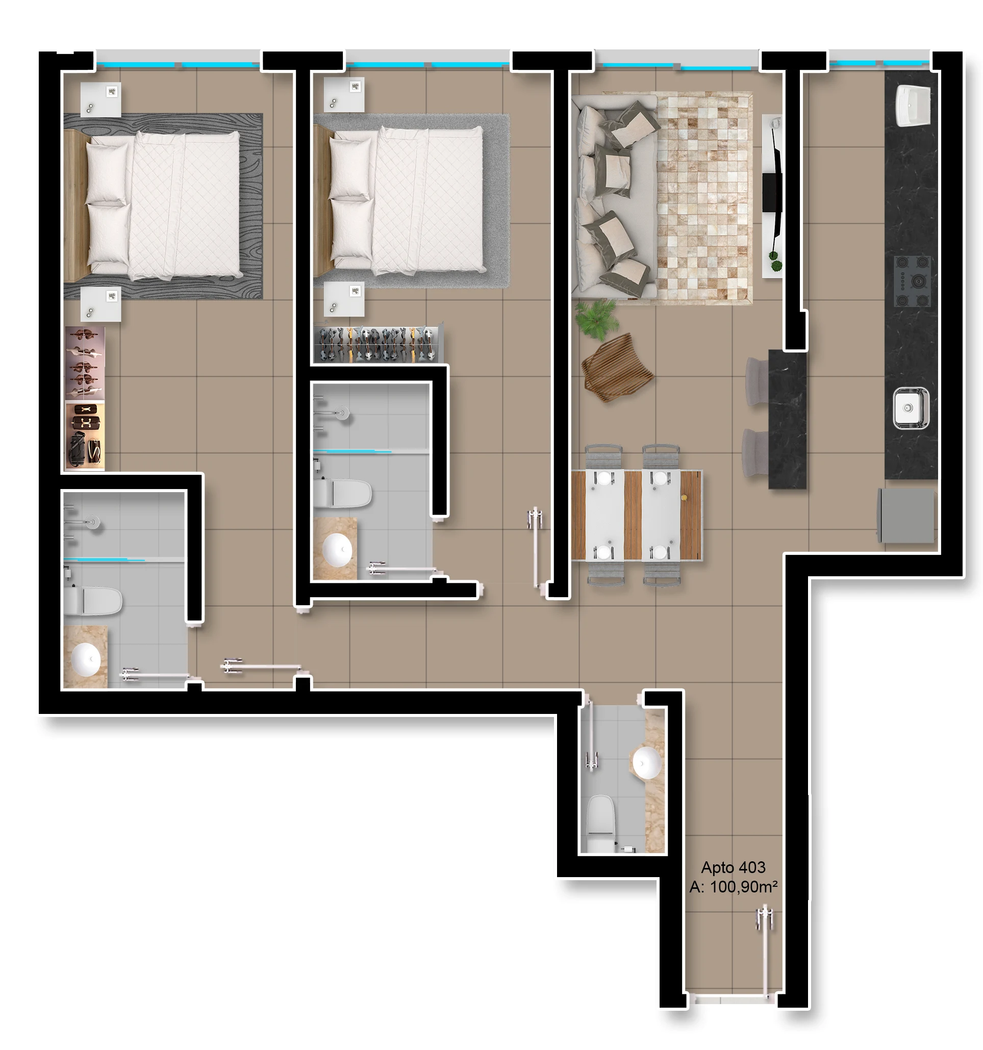 Planta do empreendimento