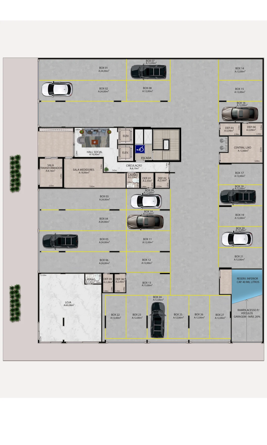 Planta do empreendimento