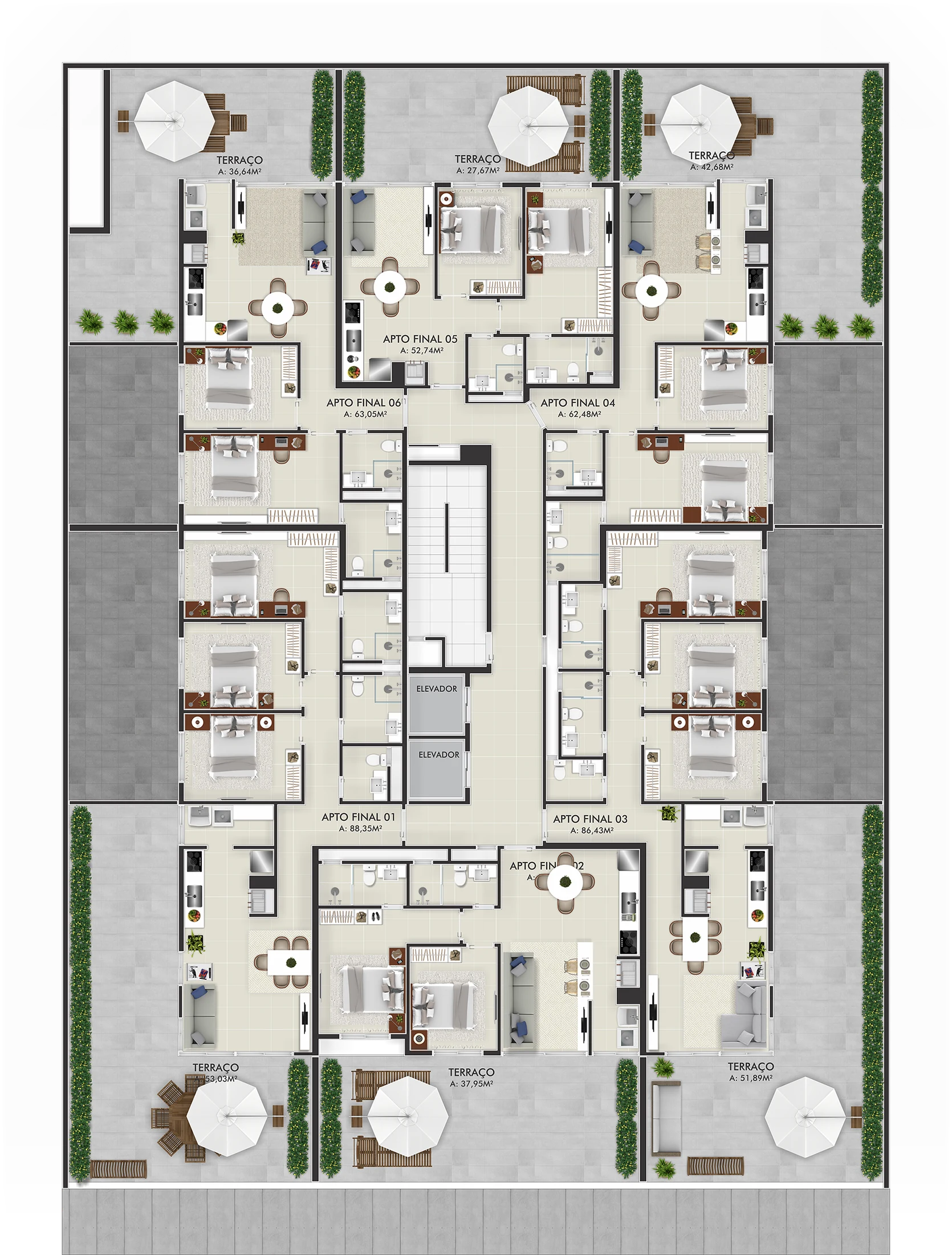 Planta do empreendimento