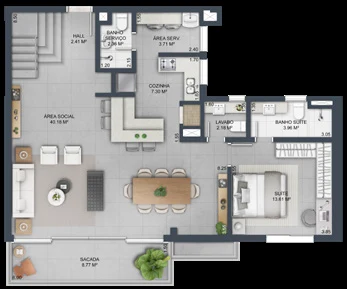 Planta do empreendimento