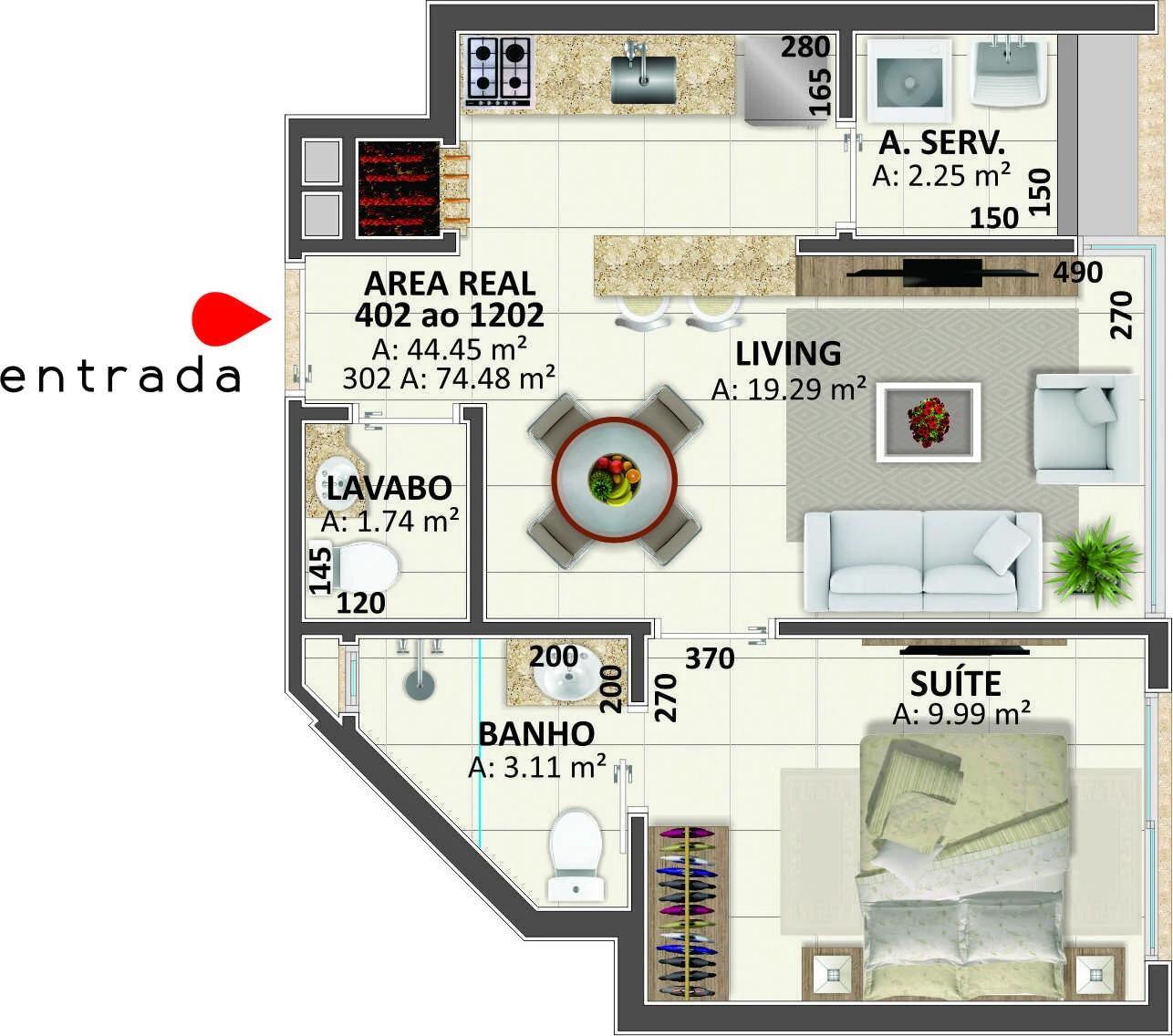 Planta do empreendimento