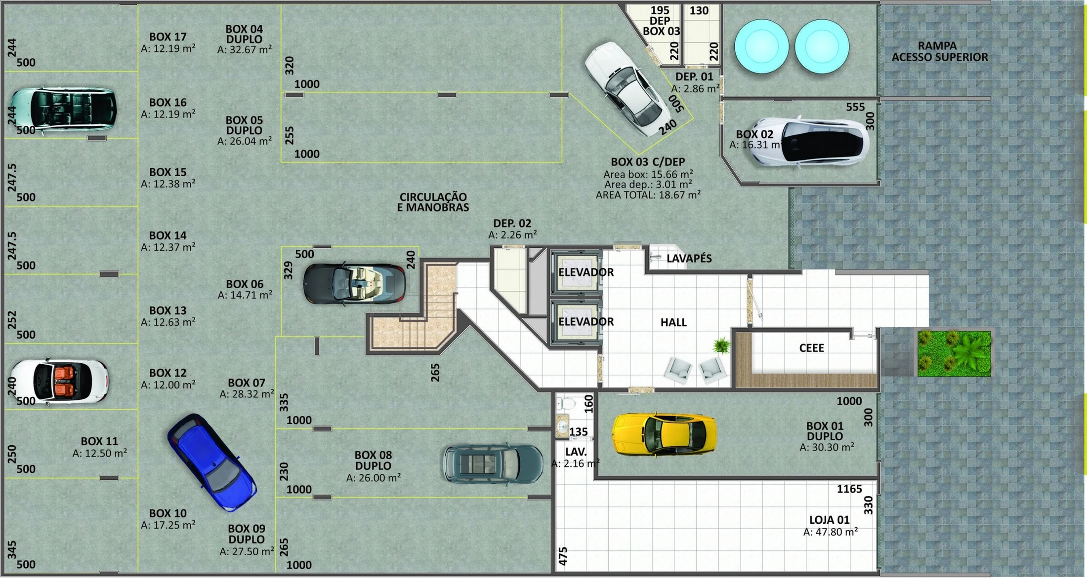 Planta do empreendimento