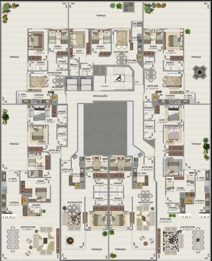 Planta do empreendimento