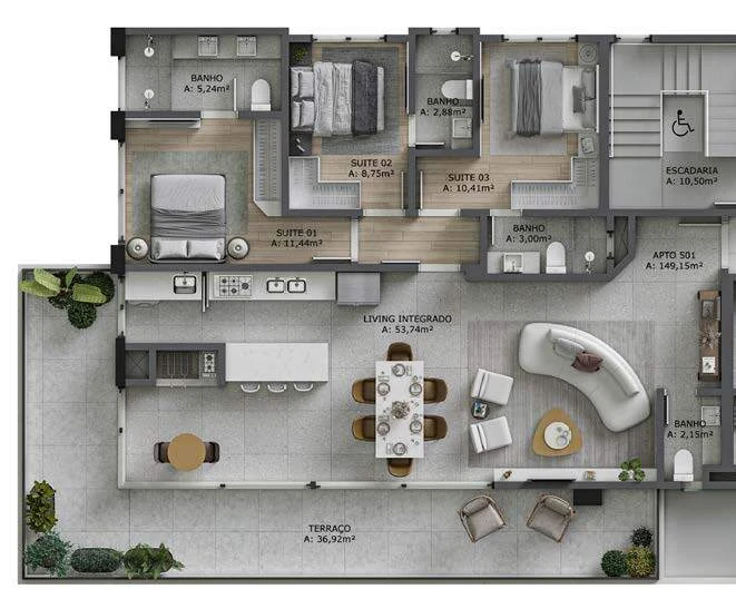 Planta do empreendimento
