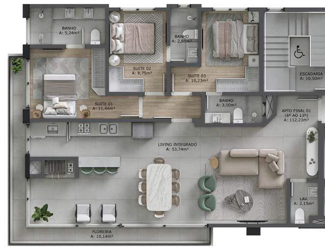 Planta do empreendimento