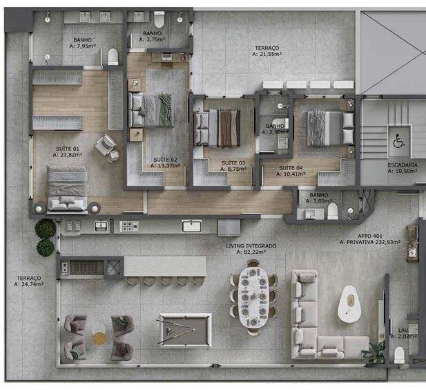 Planta do empreendimento