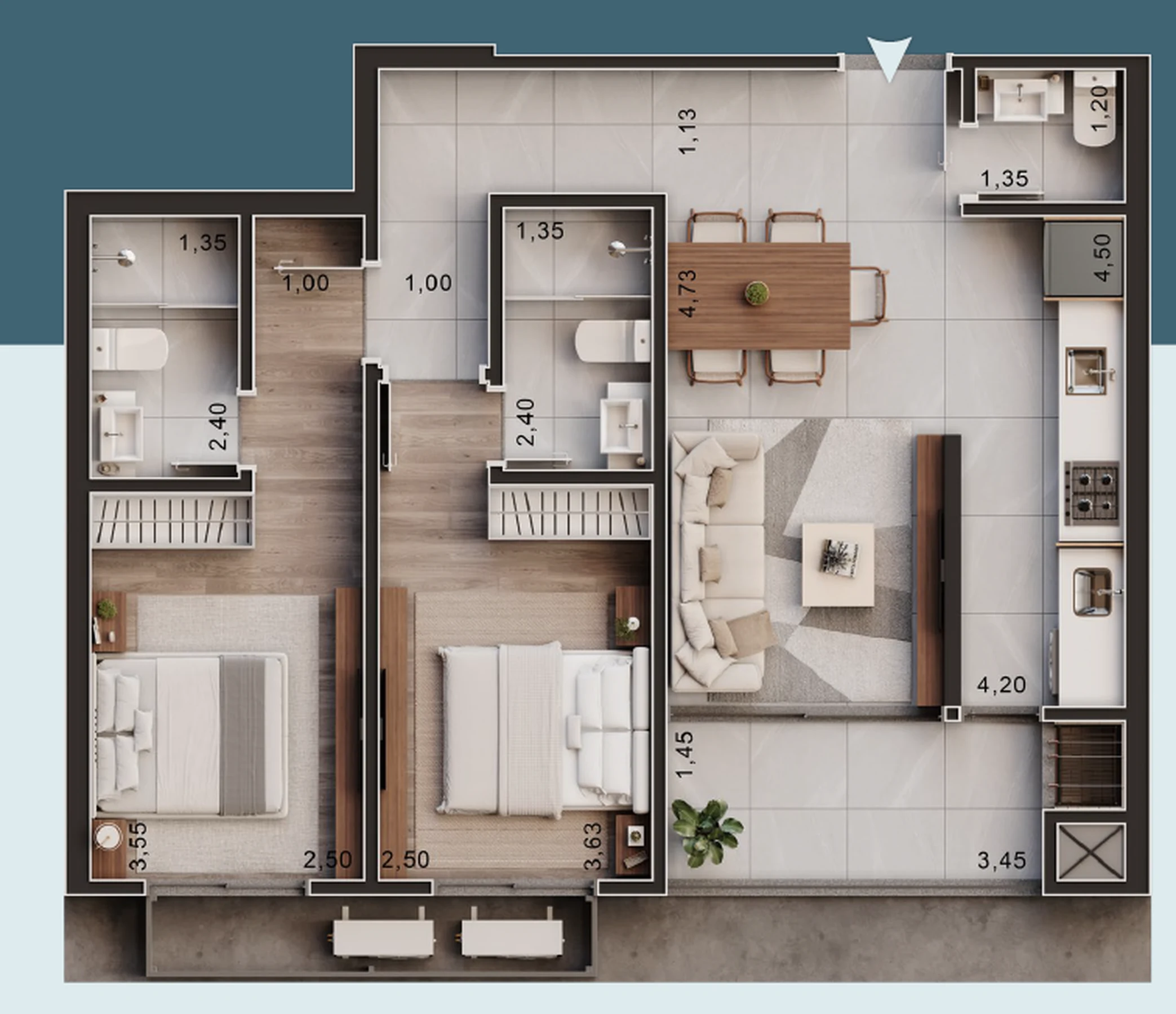 Planta do empreendimento